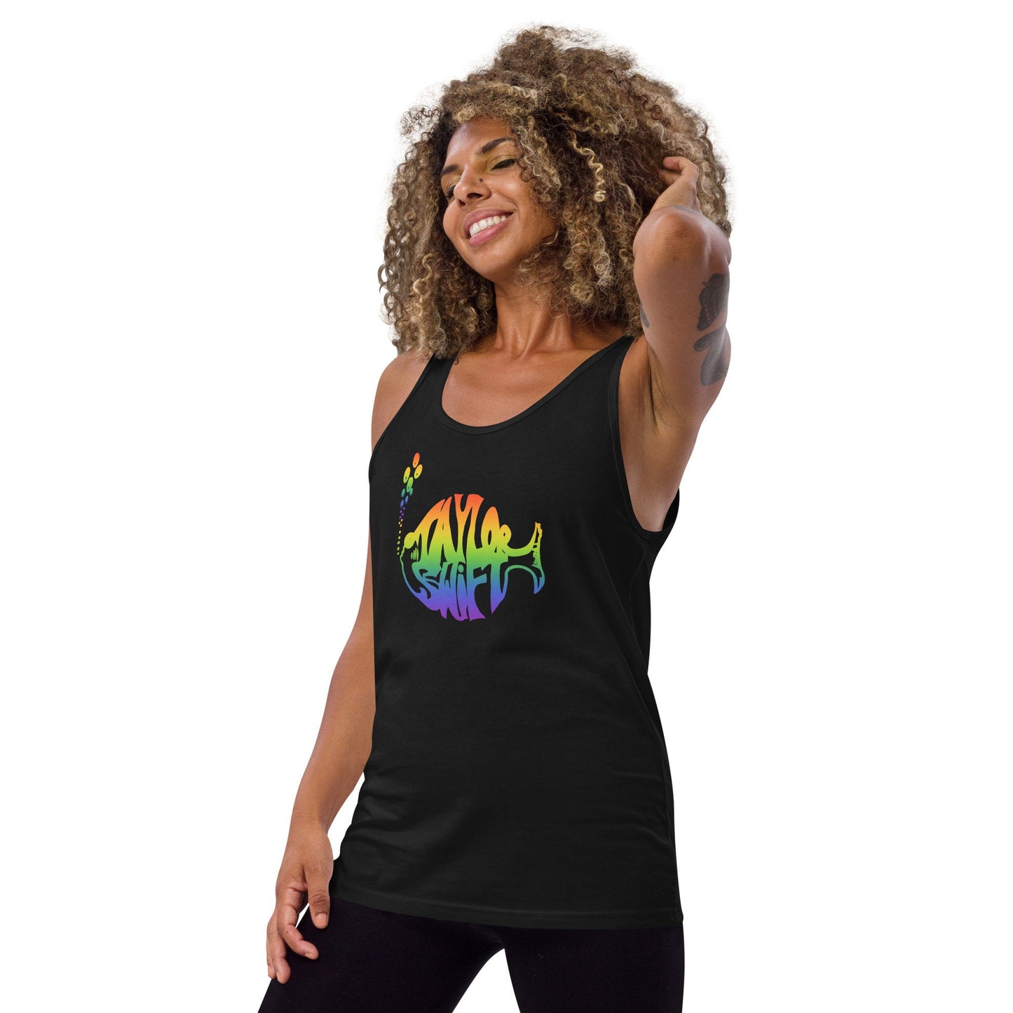 Swiphtie Tank: Swiftie & Phish Rainbow