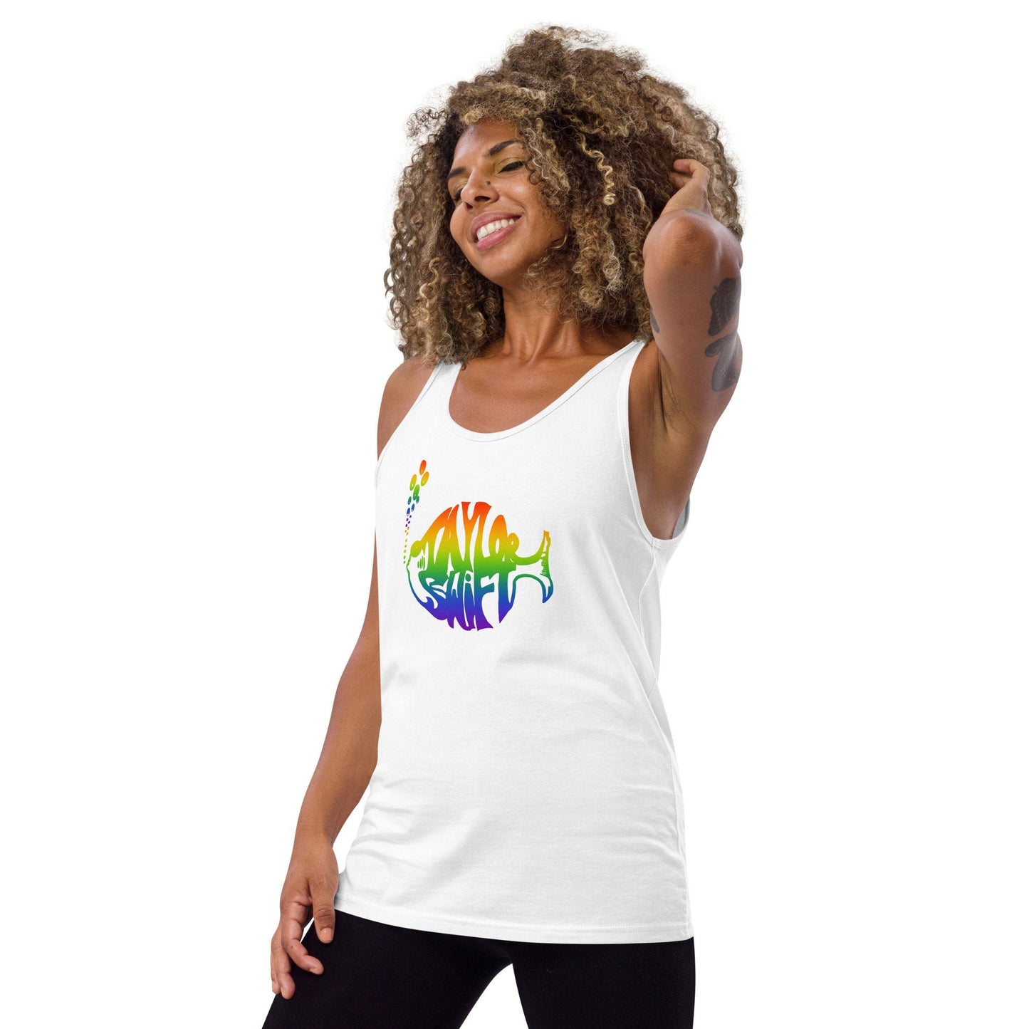 Swiphtie Tank: Swiftie & Phish Rainbow