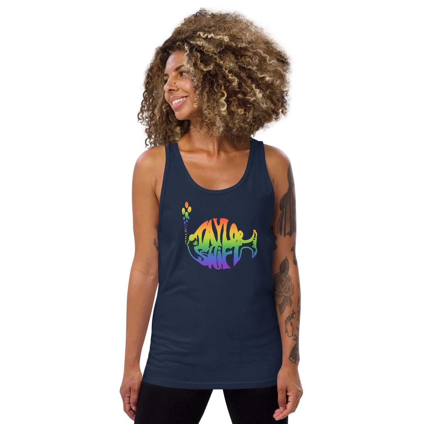 Swiphtie Tank: Swiftie & Phish Rainbow