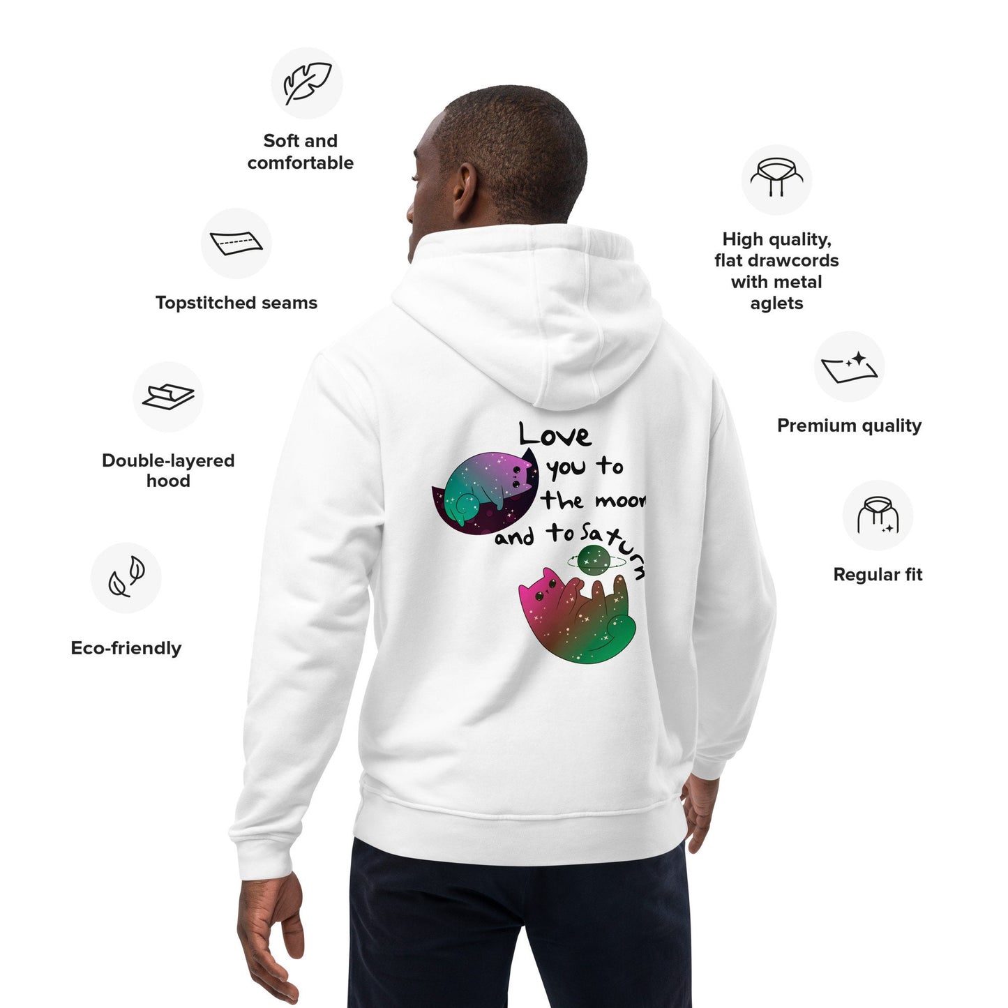 Love you to the moon and to Saturn | Taylor Swift Inspired Hoodie